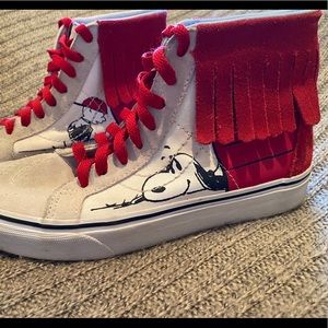 Vans Peanuts Snoopy doghouse hi-tops